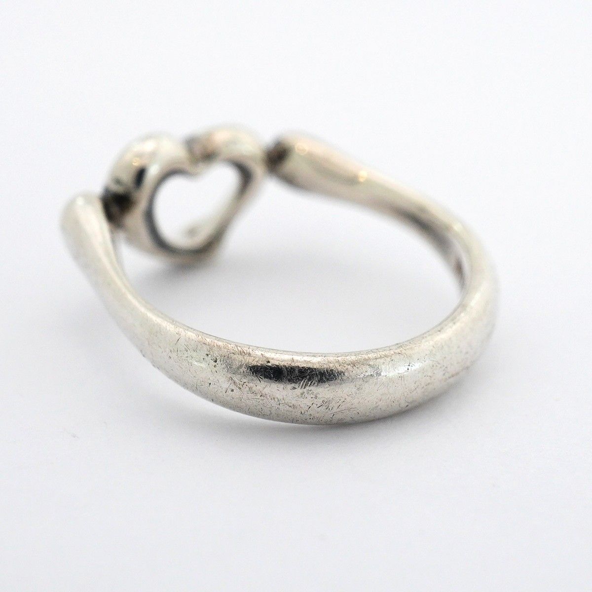 Tiffany & Co Ring Open Heart 925 Sterling Silver — view 8