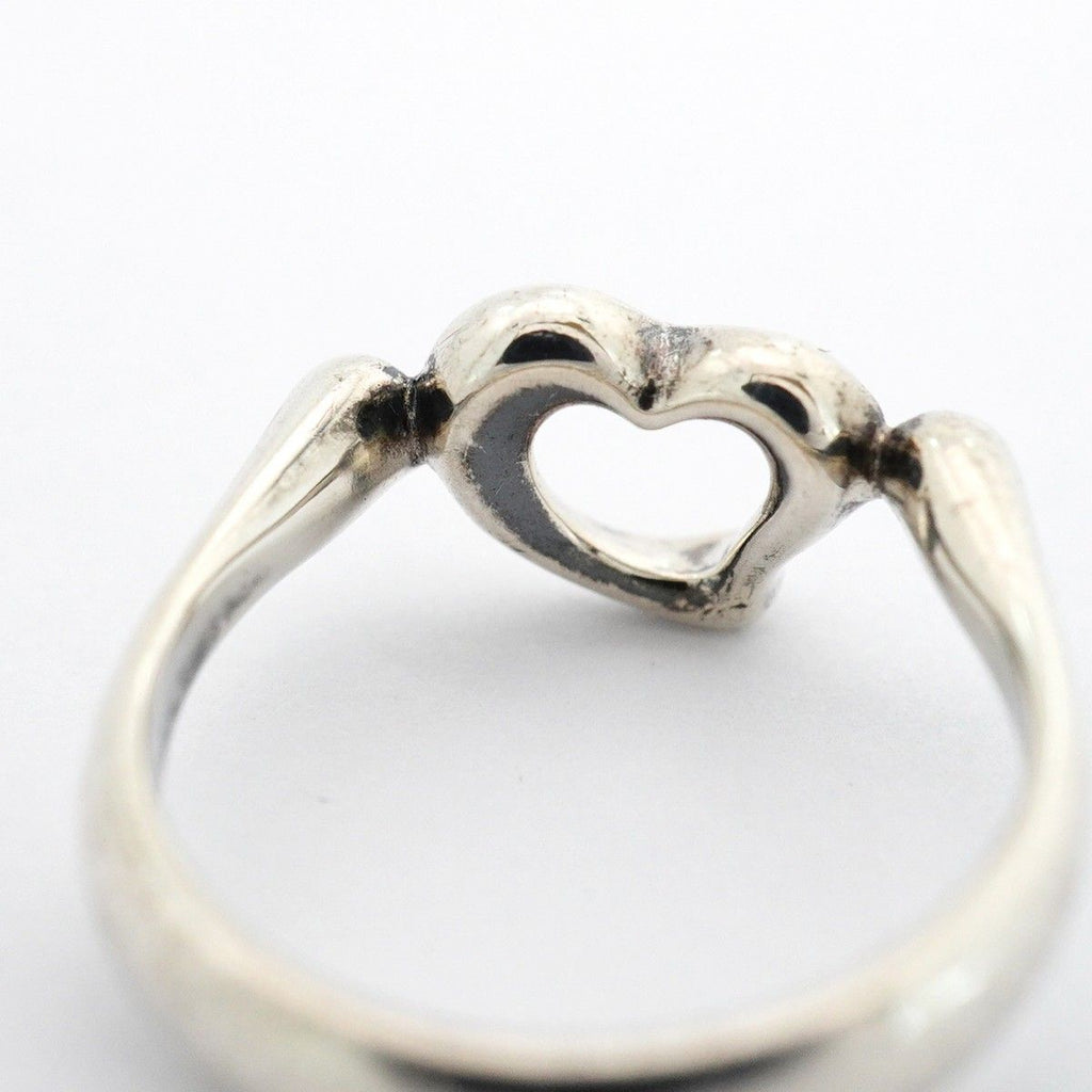 Tiffany & Co Ring Open Heart 925 Sterling Silver — view 9