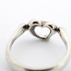 Tiffany & Co Ring Open Heart 925 Sterling Silver — view 9