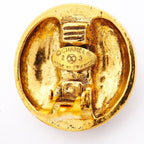 Chanel Earrings Vintage CC Logo Round — view 4
