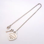 Tiffany & Co Necklace Heart Tag Key Silver — view 3