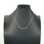 Tiffany & Co Necklace T Smile Small 18k White Gold — view 6