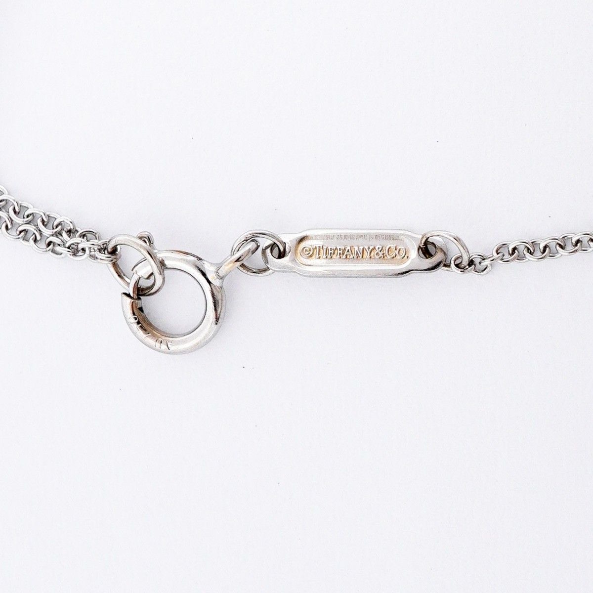 Tiffany & Co Necklace T Smile Small 18k White Gold — view 4