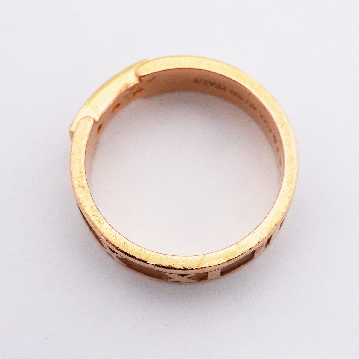 Tiffany & Co Ring Atlas 18k Pink Gold Diamond — view 7