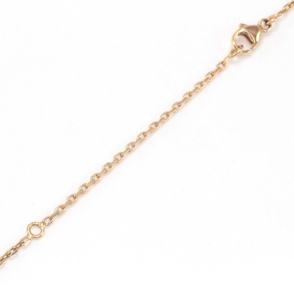 Hermes Aileen Necklace Gold Pink — view 6
