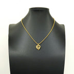 Dior Necklace CD Logo Gold Plated Rhinestone — view 5