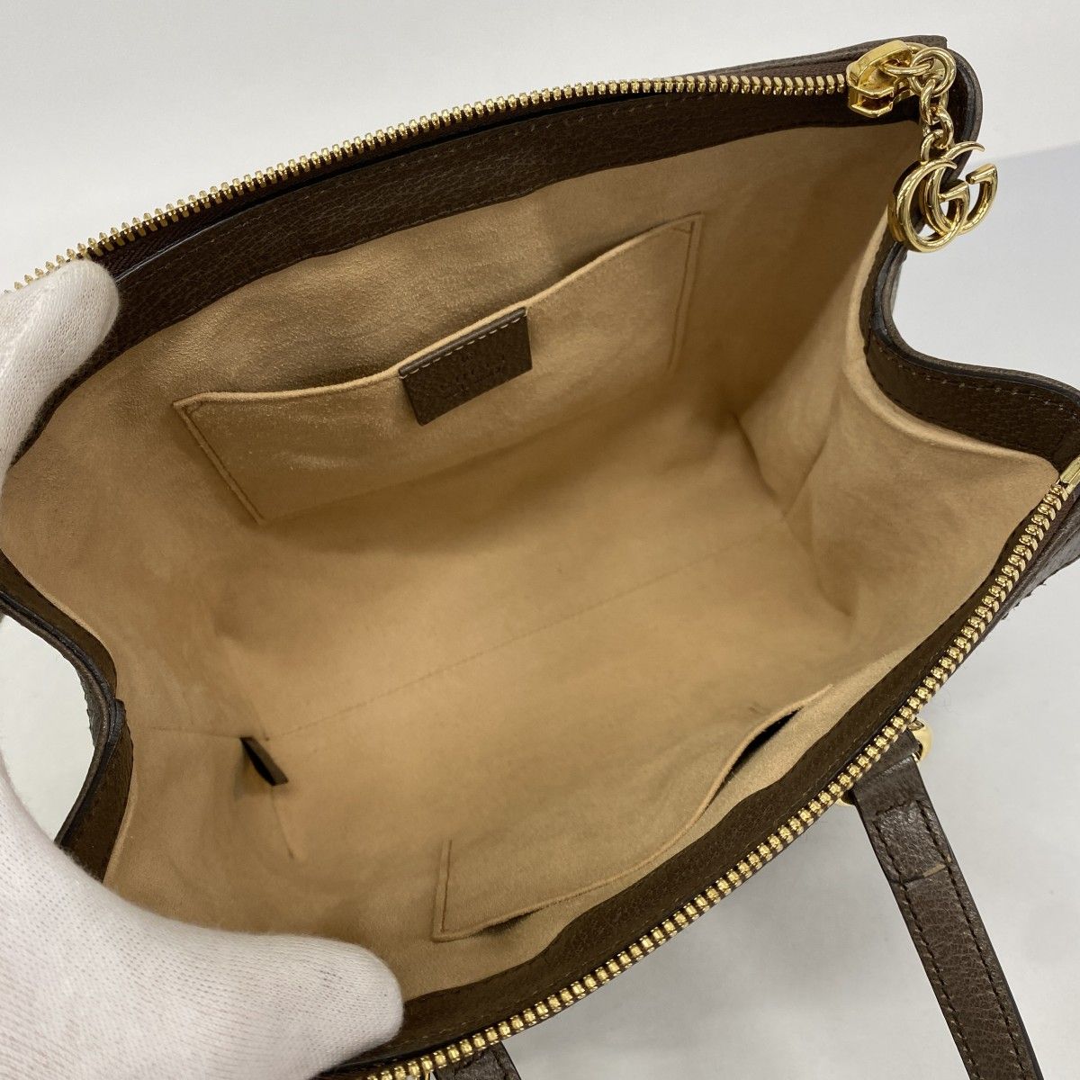 Gucci Handbag Ophidia Brown Gold 2-Way — view 4