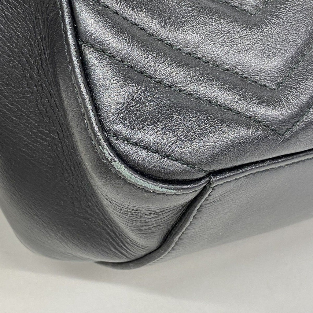 Gucci Backpack GG Marmont Leather Black Gold — view 6