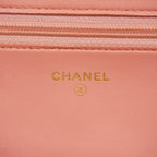 Chanel Shoulder Wallet Boy Lambskin Pink Gold — view 5