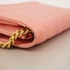 Chanel Shoulder Wallet Boy Lambskin Pink Gold — view 6