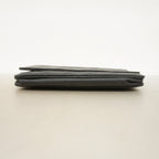 Chanel Shoulder Wallet Quilted Lambskin Black Silver — view 3