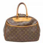 Louis Vuitton Handbag Monogram Deauville Brown