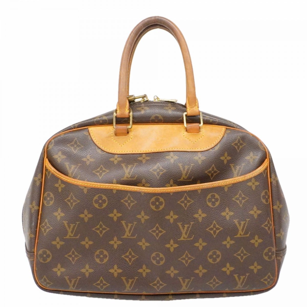Louis Vuitton Handbag Monogram Deauville Brown