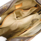 Louis Vuitton Handbag Monogram Deauville Brown — view 4