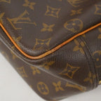 Louis Vuitton Handbag Monogram Deauville Brown — view 7
