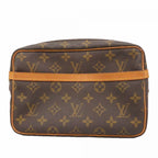 Louis Vuitton Clutch Monogram Compiegne 23 Brown