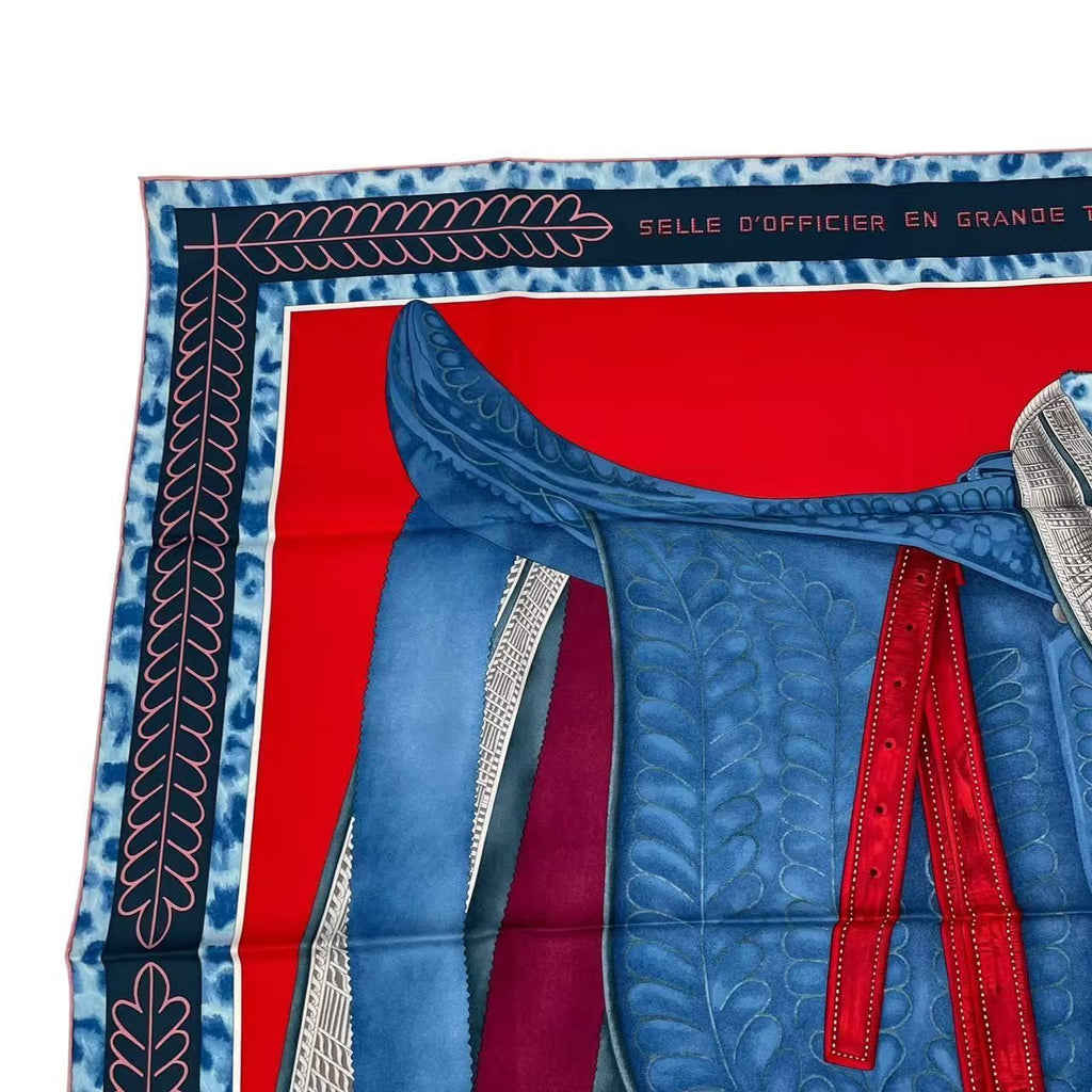 Hermes Carre 90 Selle D'apparat Marocaine Moroccan Ceremonial Saddle Scarf Silk — view 3