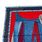 Hermes Carre 90 Selle D'apparat Marocaine Moroccan Ceremonial Saddle Scarf Silk — view 3