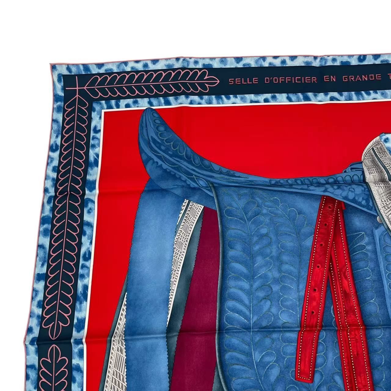 Hermes Carre 90 Selle D'apparat Marocaine Moroccan Ceremonial Saddle Scarf Silk — view 3