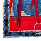 Hermes Carre 90 Selle D'apparat Marocaine Moroccan Ceremonial Saddle Scarf Silk — view 5