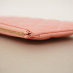 Chanel Wallet Quilted Lambskin Pink Champagne Gold — view 6