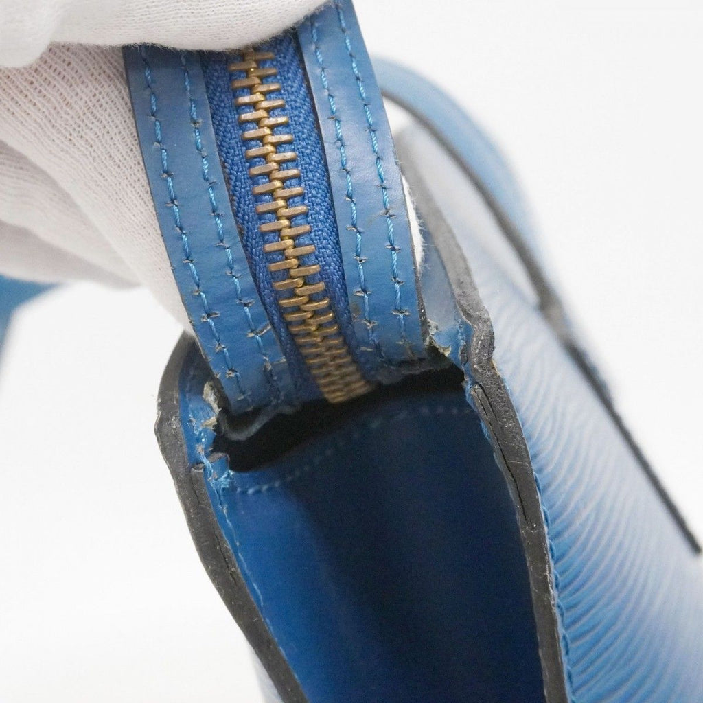 Louis Vuitton Shoulder Bag Epi Saint Jacques Shopping Toledo Blue — view 8