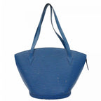Louis Vuitton Shoulder Bag Epi Saint Jacques Shopping Toledo Blue