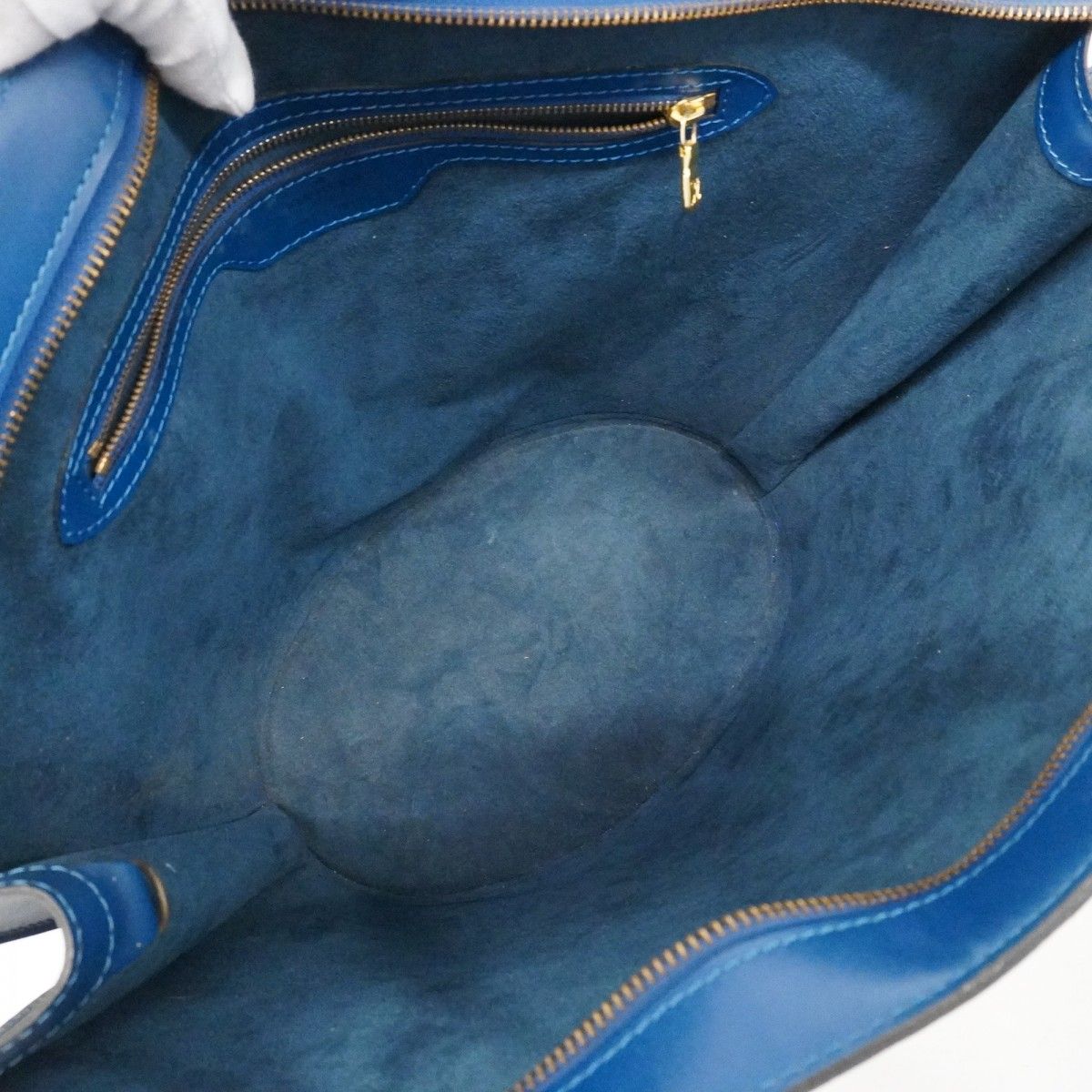 Louis Vuitton Shoulder Bag Epi Saint Jacques Shopping Toledo Blue — view 4