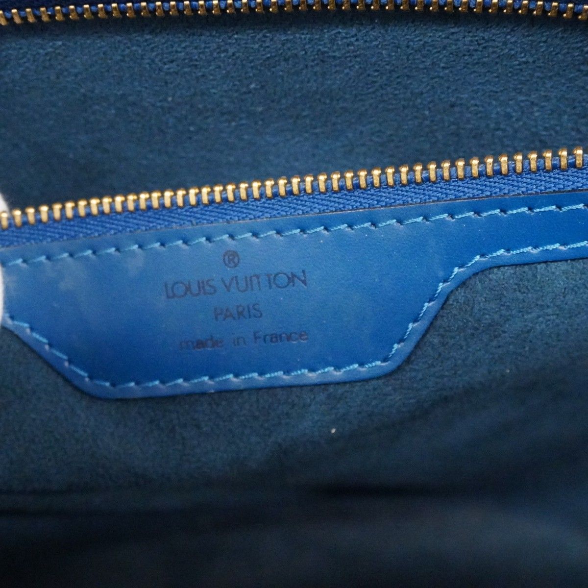 Louis Vuitton Shoulder Bag Epi Saint Jacques Shopping Toledo Blue — view 5