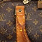 Louis Vuitton Boston Bag Monogram Keepall 50 Brown — view 9