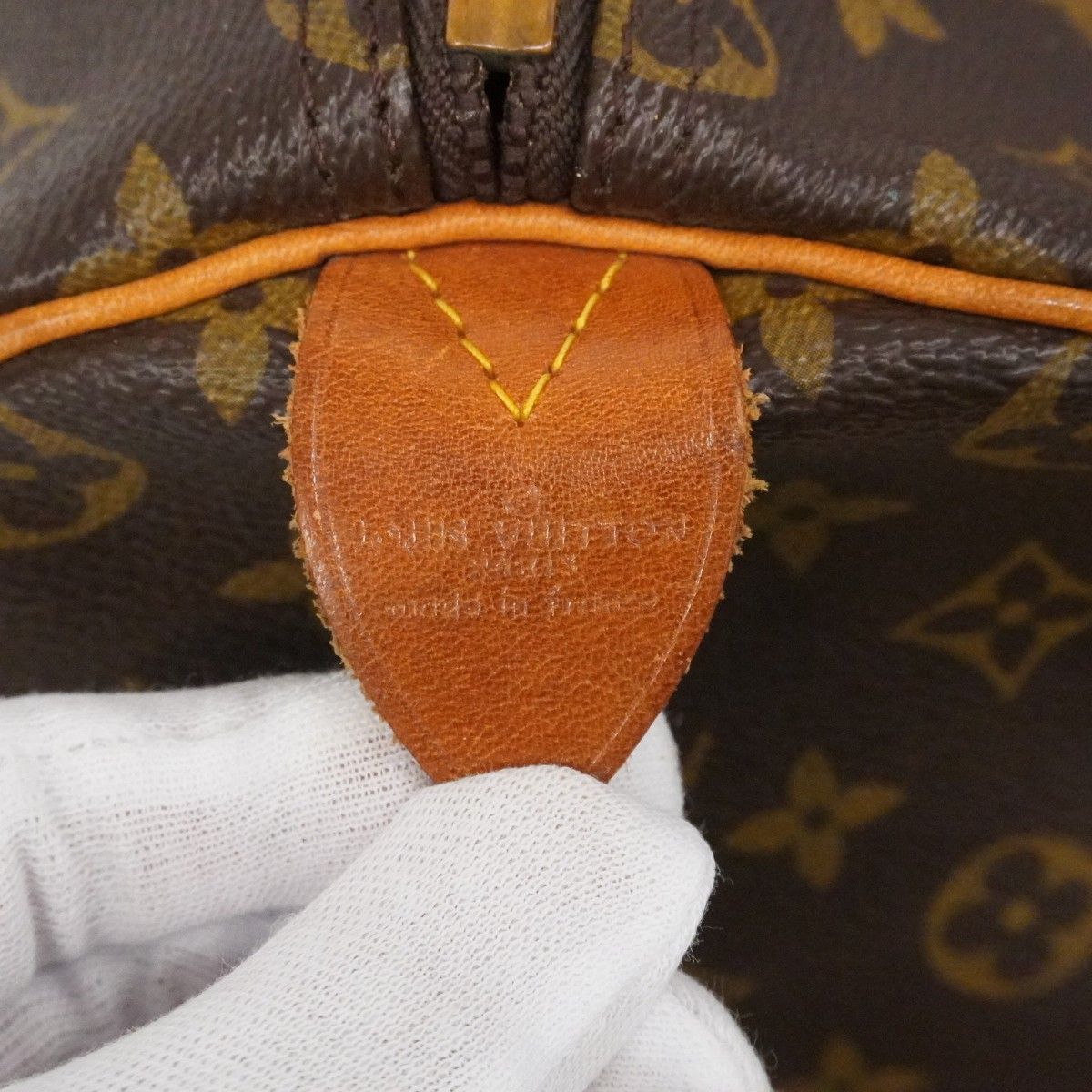 Louis Vuitton Boston Bag Monogram Keepall 50 Brown — view 5