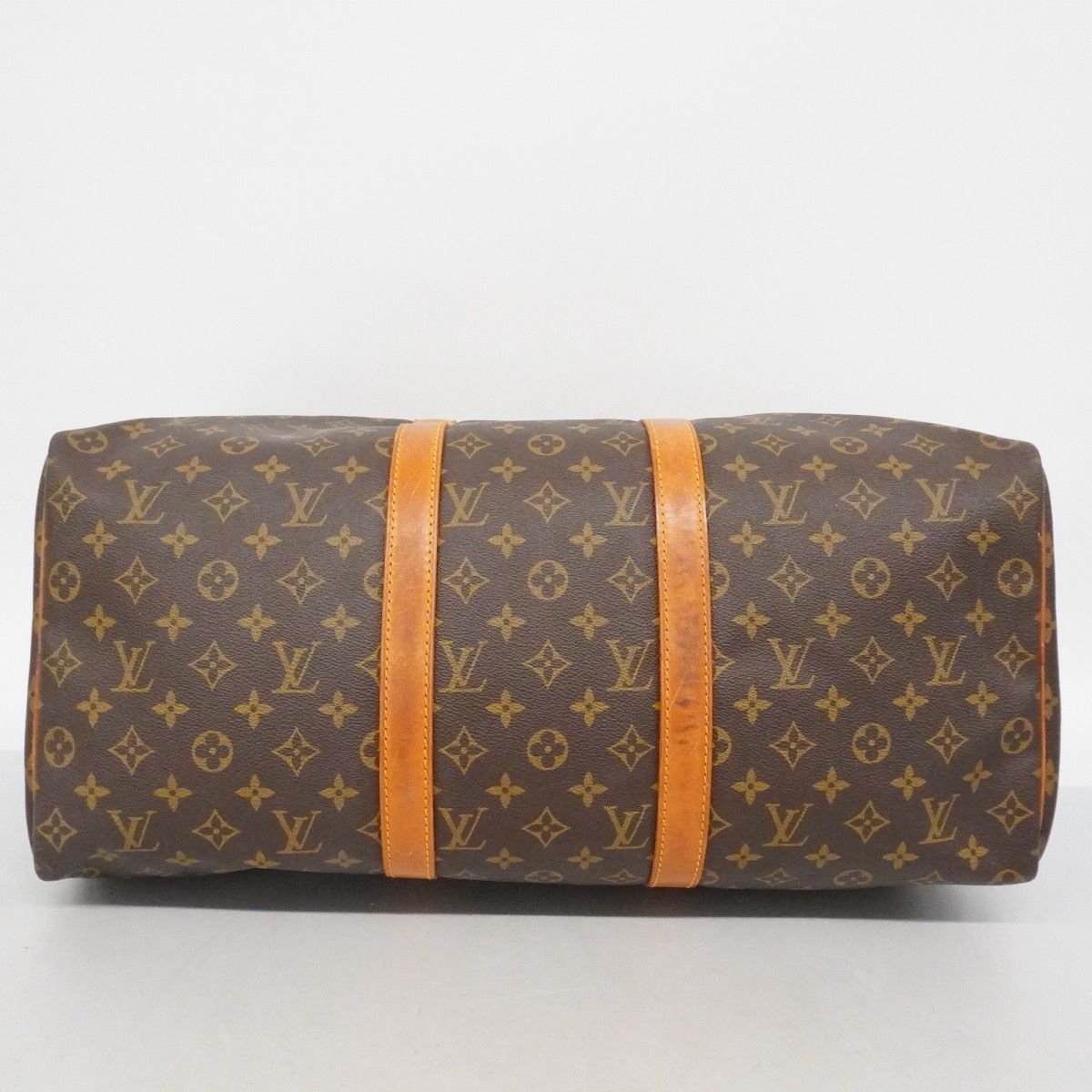 Louis Vuitton Boston Bag Monogram Keepall 50 Brown — view 3