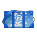 Louis Vuitton Shoulder Bag Monogram Clouds Soft Trunk Wallet Blue White