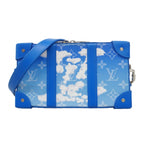 Louis Vuitton Shoulder Bag Monogram Clouds Soft Trunk Wallet Blue White