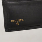 Chanel Billfold Bicolor Lambskin Black Gold Wallet — view 4
