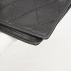 Chanel Billfold Bicolor Lambskin Black Gold Wallet — view 6