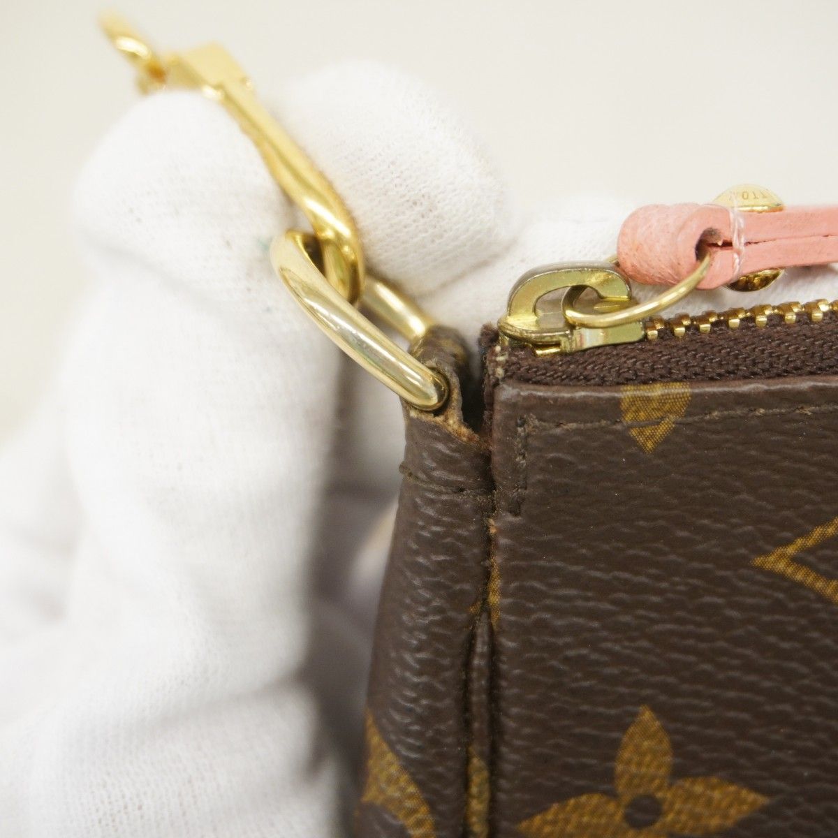Louis Vuitton Pouch Monogram Porter Mini Pochette Brown — view 6