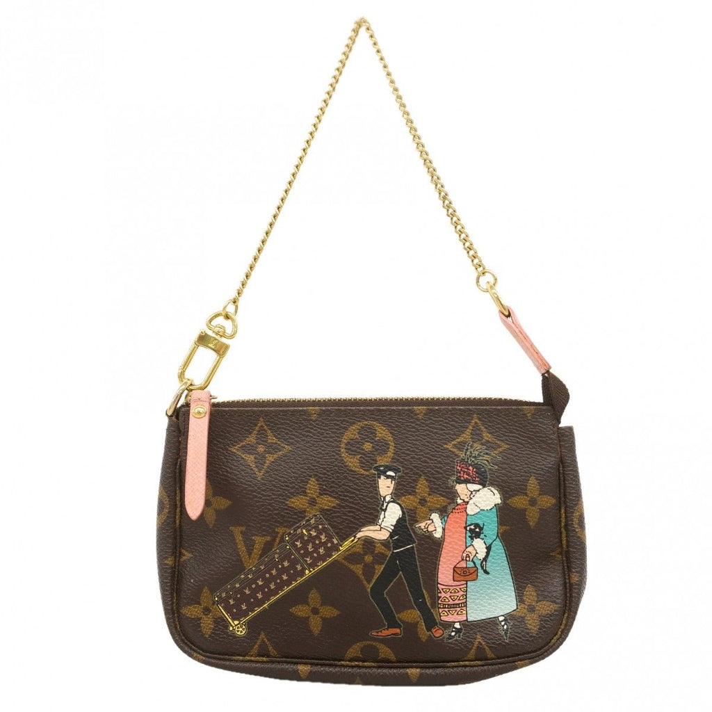 Louis Vuitton Pouch Monogram Porter Mini Pochette Brown