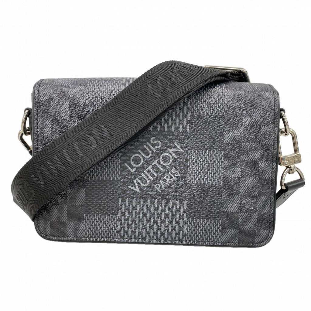 Louis Vuitton Shoulder Bag Damier Graphite Studio Messenger Black