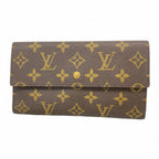 Louis Vuitton Trifold Wallet Monogram Portefeuille International Brown