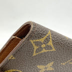 Louis Vuitton Trifold Wallet Monogram Portefeuille International Brown — view 6