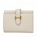 Hermes Trifold Wallet Bearn Combine Chevre Mysore Mushroom Gold