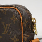 Louis Vuitton Shoulder Bag Monogram Amazon Brown — view 6
