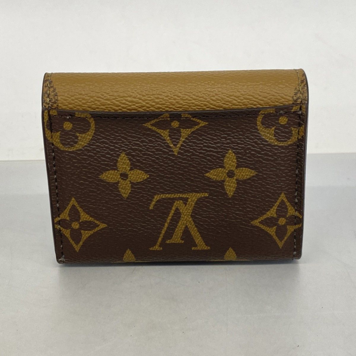Louis Vuitton Trifold Wallet Monogram Reverse Portefeuille Zoe Brown — view 8