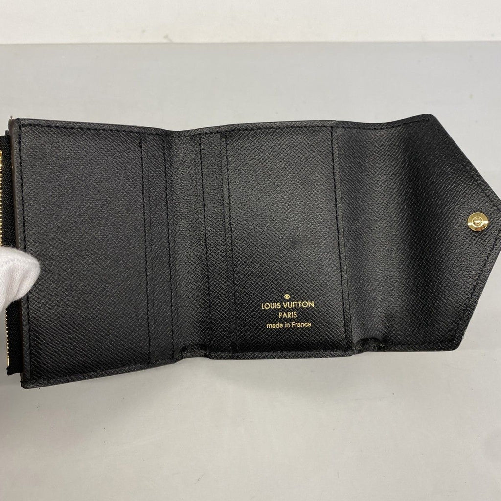 Louis Vuitton Trifold Wallet Monogram Reverse Portefeuille Zoe Brown — view 3