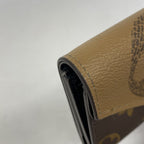 Louis Vuitton Trifold Wallet Monogram Reverse Portefeuille Zoe Brown — view 7