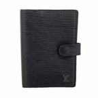 Louis Vuitton Notebook Cover Epi Agenda PM Noir