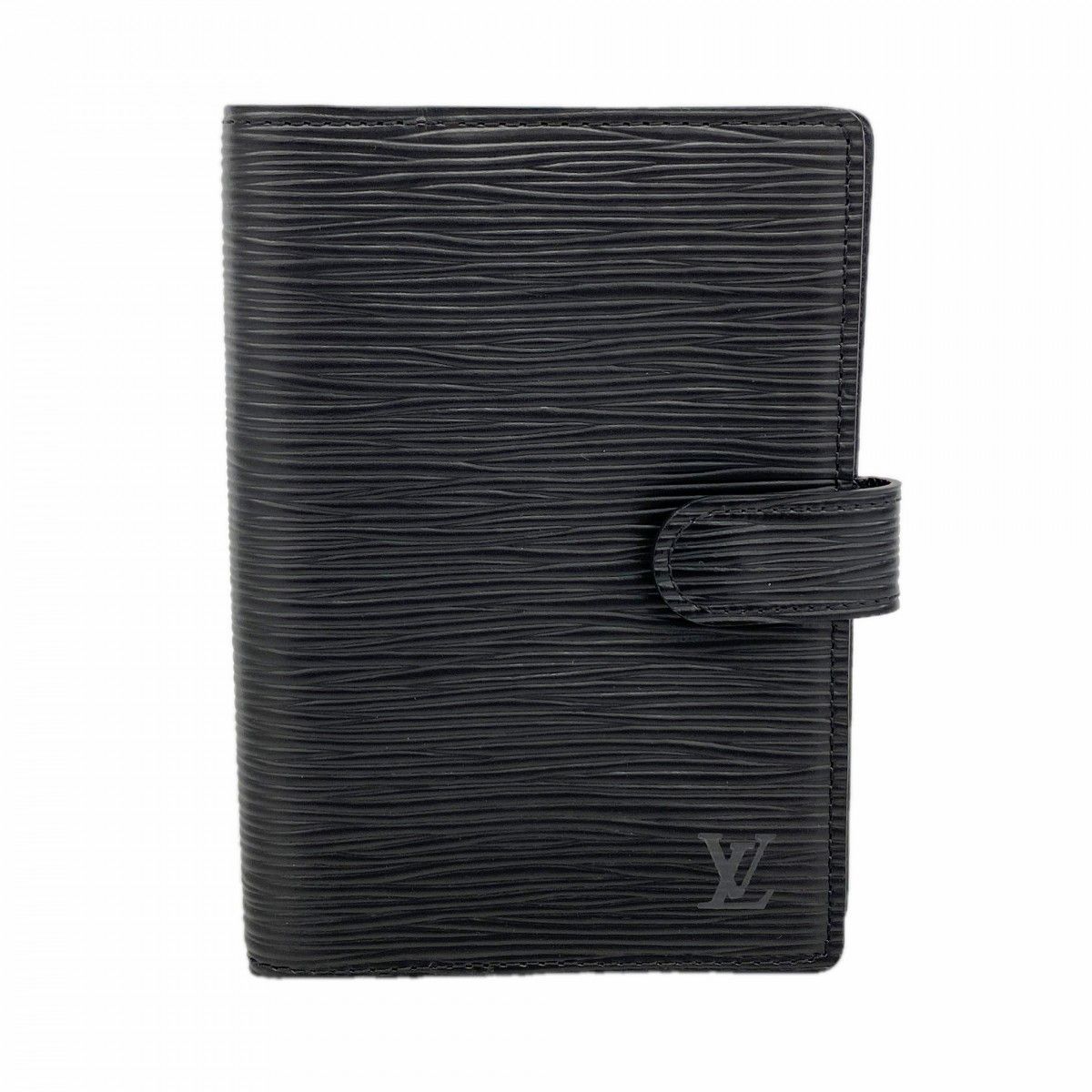 Louis Vuitton Notebook Cover Epi Agenda PM Noir