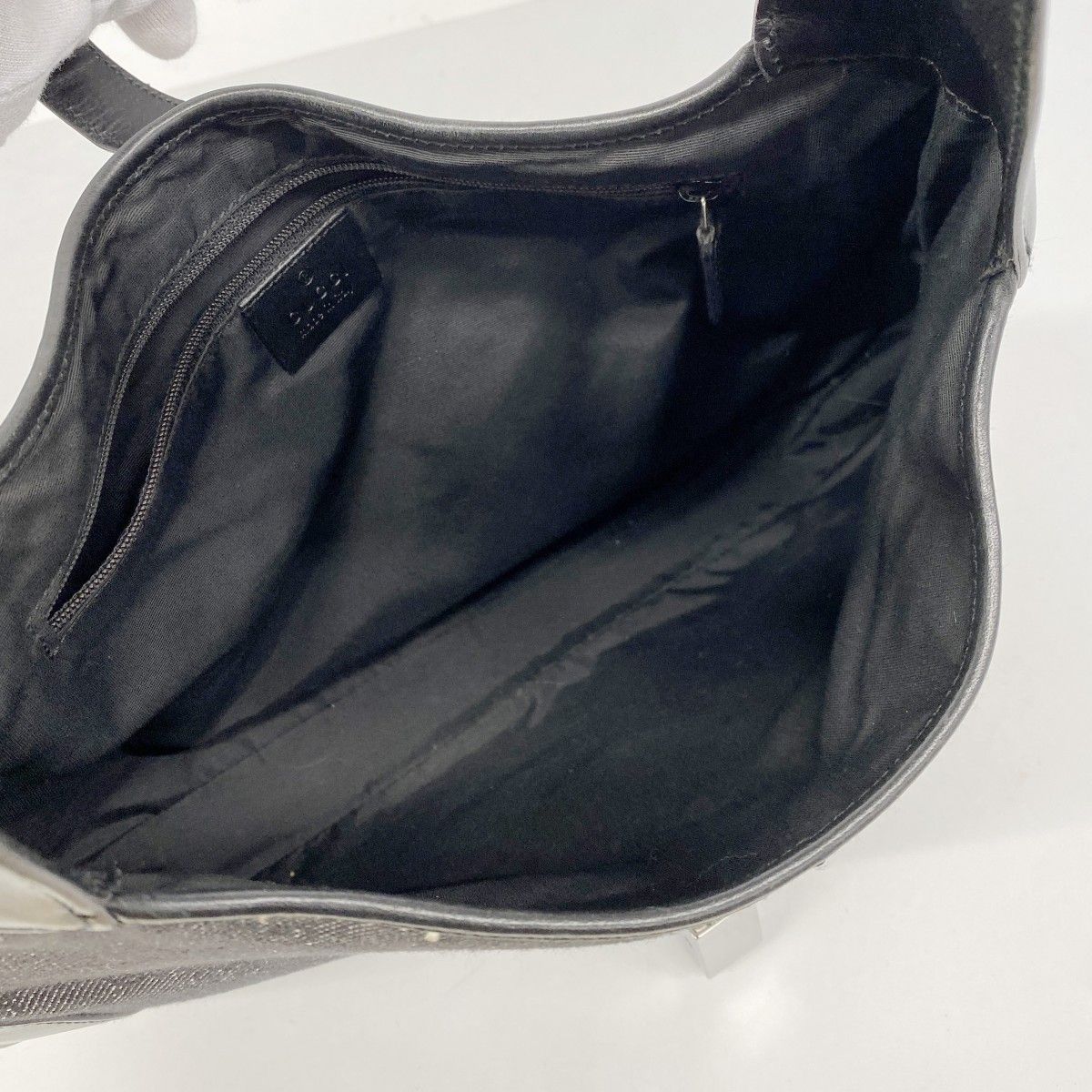 Gucci Handbag Jackie Denim Black Silver — view 4