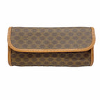 Celine Pouch Macadam Brown Gold